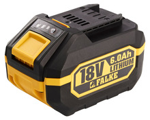 Batteri 18V Li-ion 6,0 Ah Falke